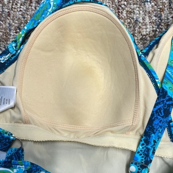 NEW One Piece d & co. BEACH Plus Size Paisley Swimsuit Size 18W - Picture 6 of 10